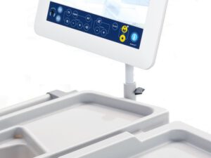 Monitor holder for small frame